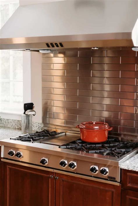 metal backsplash sheets|stainless steel panels for backsplash.